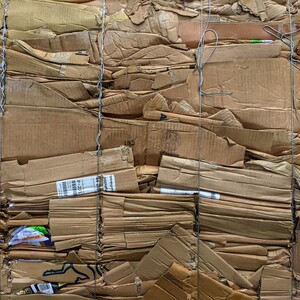 93.6% of cardboard