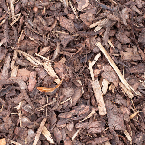 Leftover bark and sticks for biomass energy