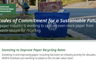 Handout - Decades of Commitment to Improve Paper Recycling
