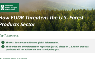 Handout: How EUDR Threatens the U.S. Forest Products Sector